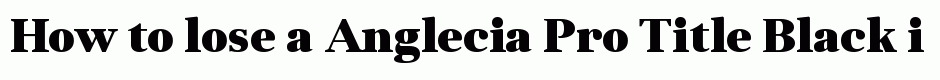 Anglecia Pro Title Black
