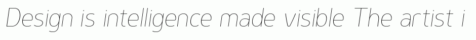Genius Thin Italic