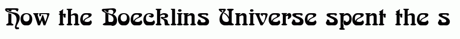 Boecklins Universe