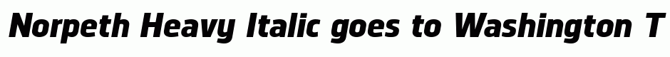 Norpeth Heavy Italic