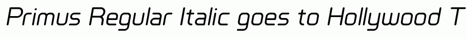Primus Regular Italic