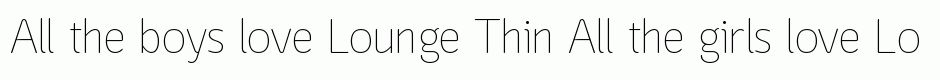 Lounge Thin