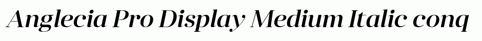 Anglecia Pro Display Medium Italic
