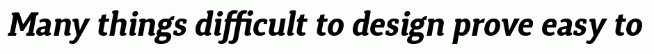 Synerga Pro Bold Italic