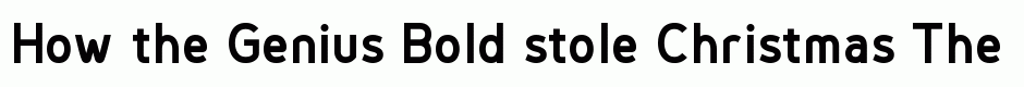 Genius Bold