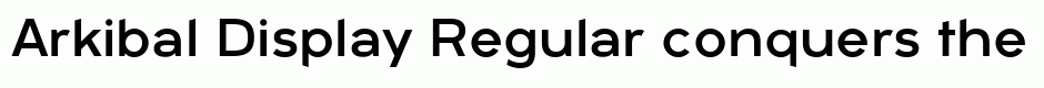 Arkibal Display Regular