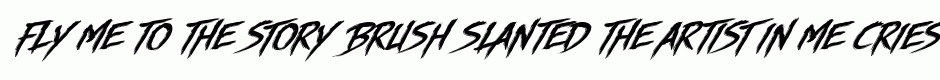 Story Brush Slanted