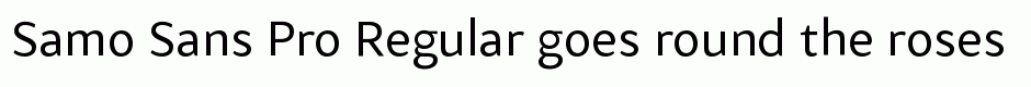 Samo Sans Pro Regular