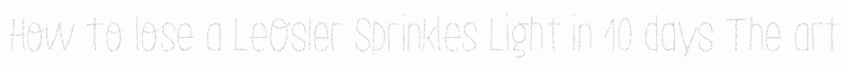 LeOsler Sprinkles Light
