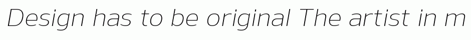 Nauman Light Italic