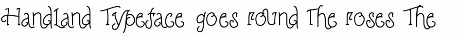 Handland Typeface