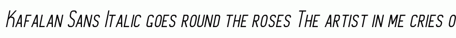 Kafalan Sans Italic