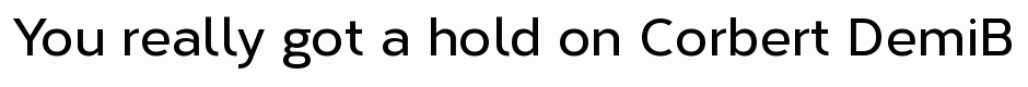 Corbert DemiBold