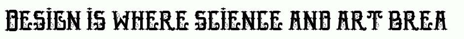 Epique typeface