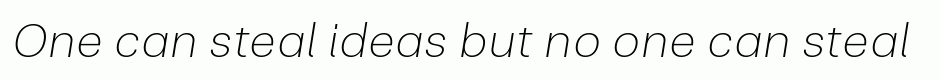 Clinica Pro ExtraLight Italic