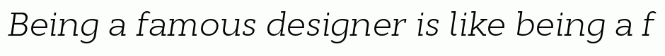 Cyntho Slab Pro Light Italic