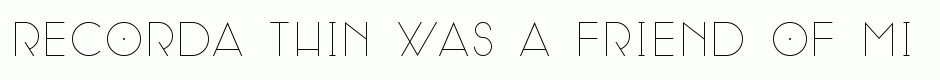 Recorda Thin