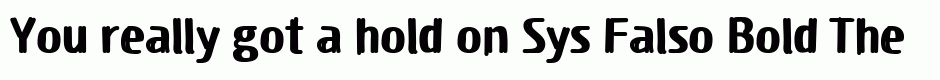 Sys Falso Bold
