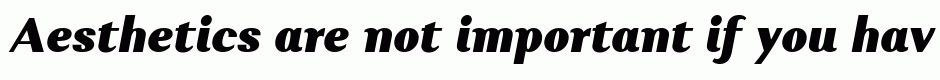Alethia Pro Black Italic