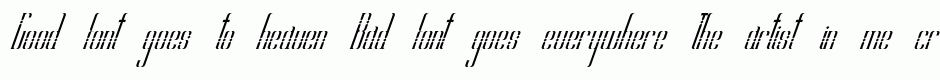 Hiroshi deco italic