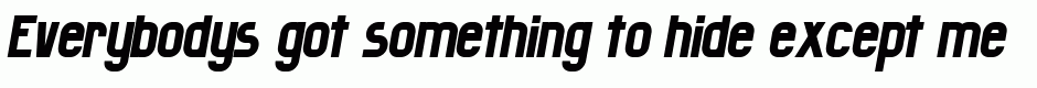 Badang Italic