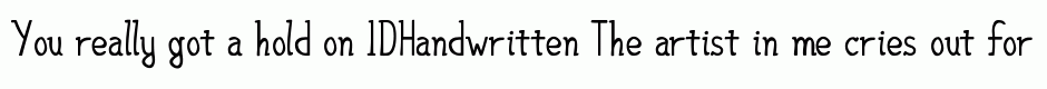 IDHandwritten
