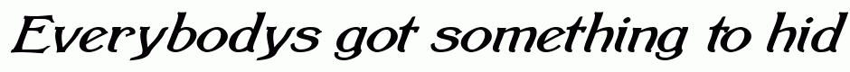 Wellingborough Italic