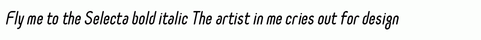 Selecta bold italic