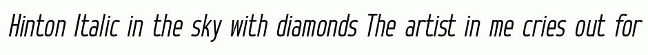 Hinton Italic