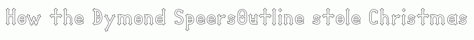 Dymond Speers-Outline