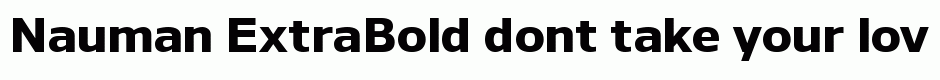 Nauman ExtraBold
