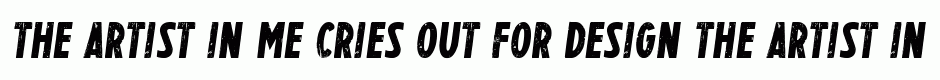 BENITO Print italic