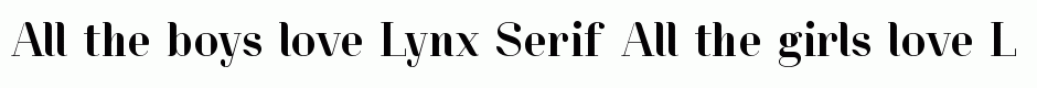 Lynx Serif