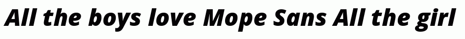 Mope Sans