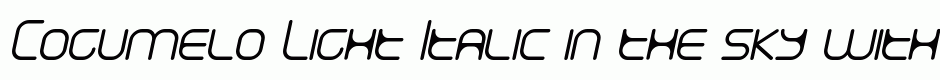 Cogumelo Light Italic