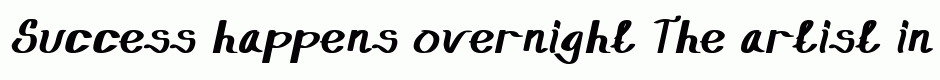 Torame Handwriting Bold Italic