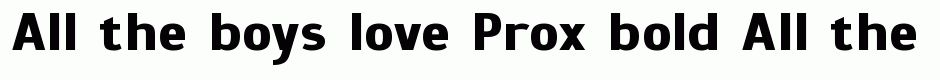 Prox bold