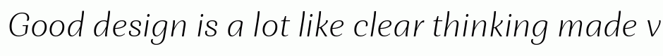 Orchidea Pro ExtraLight Italic