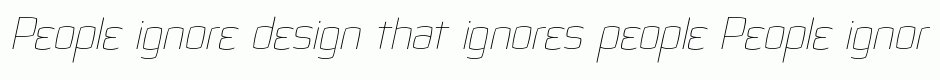 Quam thin italic
