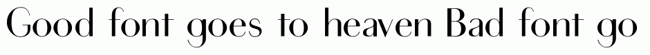 Sans Serif Didot