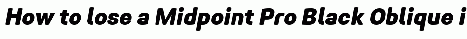 Midpoint Pro Black Oblique