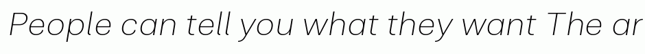Clinica Pro ExtraLight Italic