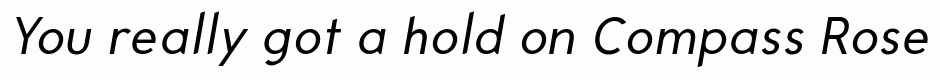 Compass Rose CPC - Regular Italic