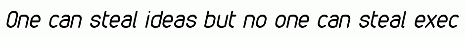 VDS Compensated Light Italic
