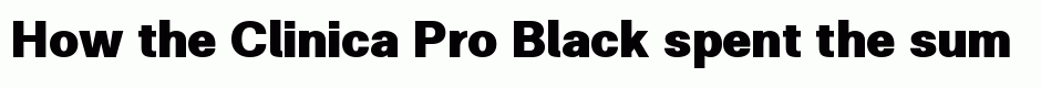 Clinica Pro Black