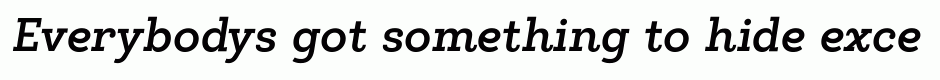Egalite Demi Bold Italic