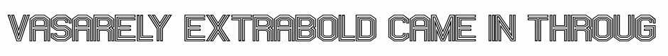 VASARELY extrabold