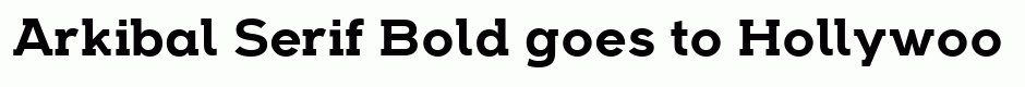 Arkibal Serif Bold