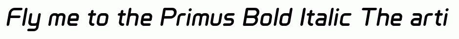 Primus Bold Italic