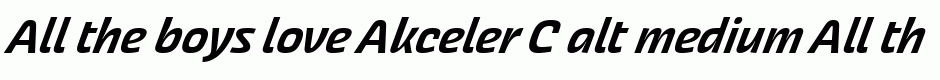 Akceler C alt medium